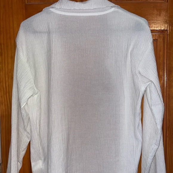 SHEIN- dazy solid drop shoulder button up shirt - Picture 6 of 6